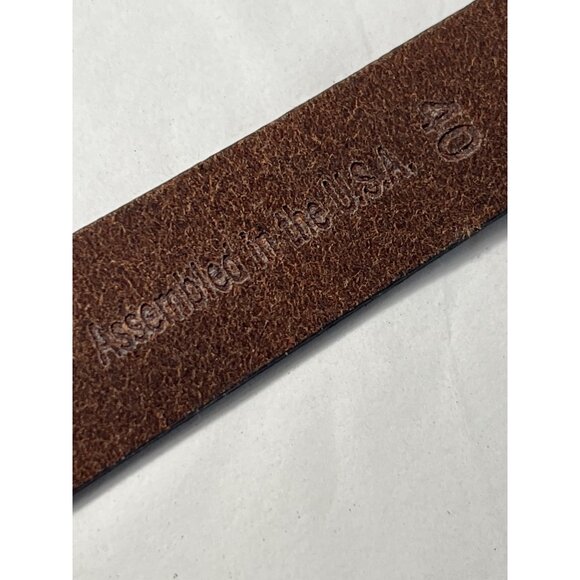 Timberland Mens Leather Belt Size 40 - Picture 6 of 7